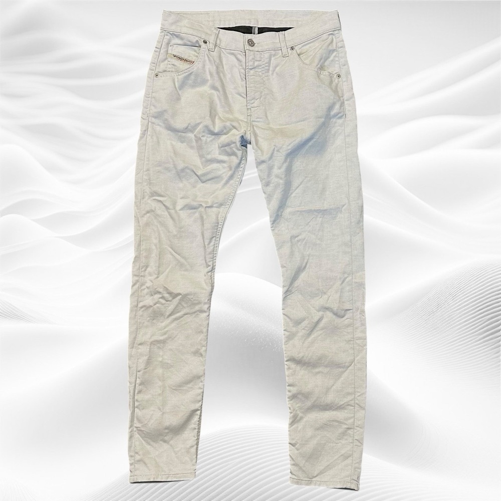 DIESEL Krailey-B-Ne 069ZZ W27 Women Jeans Sweatpant Lt Gray Boyfriend‎ Tapered